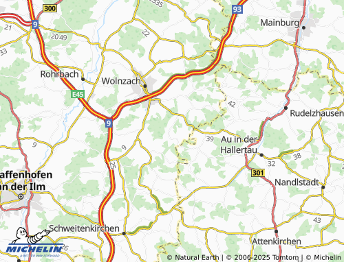 MICHELIN Barthof map - ViaMichelin