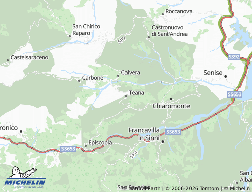 Carte MICHELIN Teana - ViaMichelin