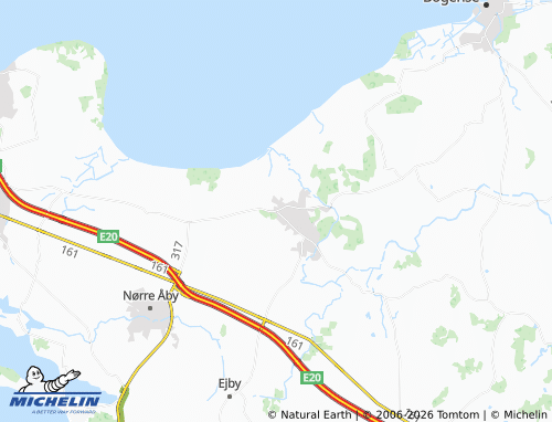 Mappa MICHELIN Skovs Højrup - ViaMichelin