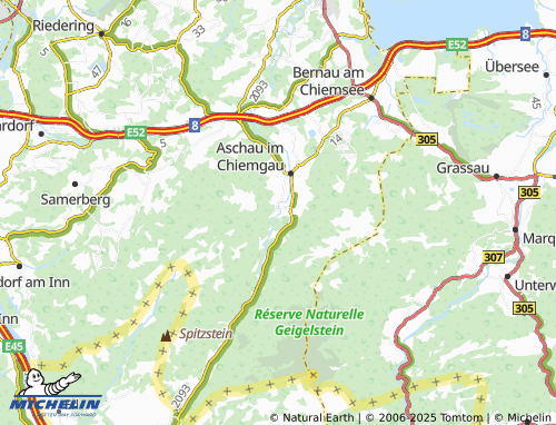 Carte MICHELIN Oberweidach - ViaMichelin