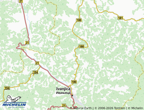 Kaart MICHELIN Lisa - ViaMichelin