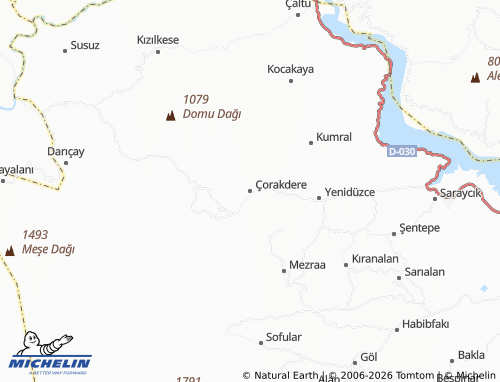 MICHELIN Çorakdere map - ViaMichelin