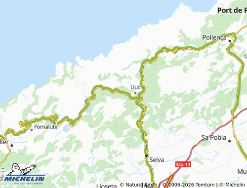 Mappa MICHELIN Escorca - ViaMichelin