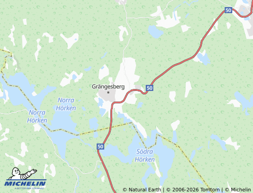 MICHELIN Grängesbergs Kapell map - ViaMichelin