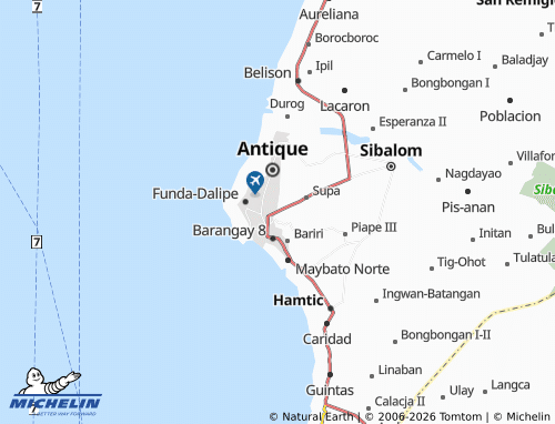 MICHELIN Atabay map - ViaMichelin
