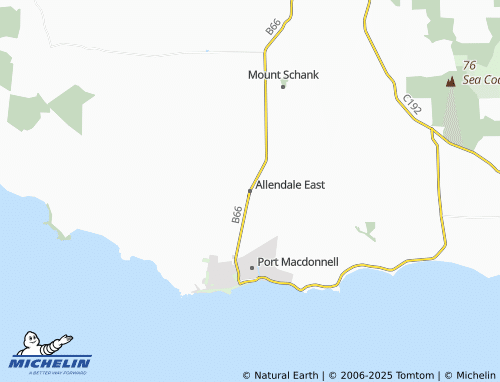 MICHELIN Allendale East map - ViaMichelin