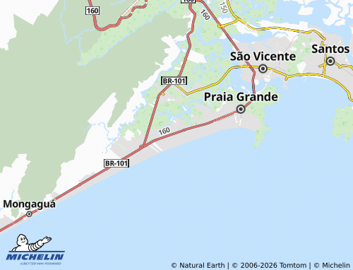 Mapa MICHELIN Cidade Ocian - ViaMichelin