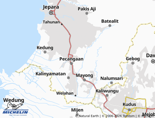 Carte MICHELIN Pulodarat - ViaMichelin