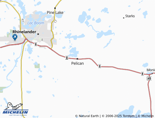 MICHELIN Pelican map - ViaMichelin