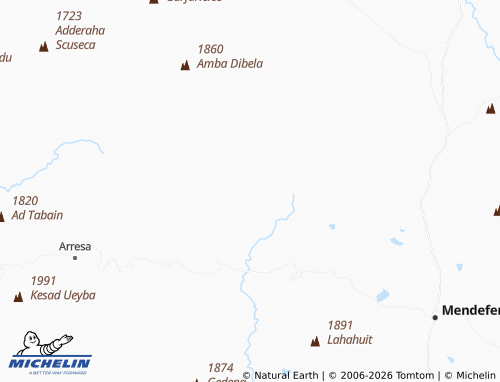 Mapa MICHELIN Adi Uatot - ViaMichelin
