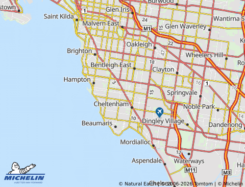 MICHELIN Highett map - ViaMichelin
