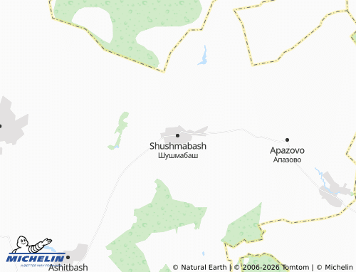 MICHELIN-Landkarte Shushmabash - ViaMichelin