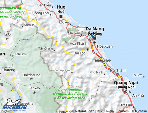 Mapa MICHELIN Nam Giang - ViaMichelin