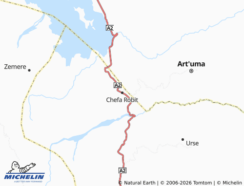 Mapa MICHELIN Chefa Robit - ViaMichelin