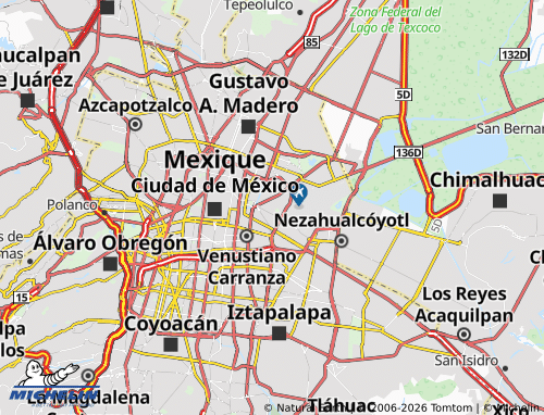 Mapa MICHELIN Moctezuma Segunda Sección - ViaMichelin