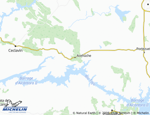 MICHELIN-Landkarte Acehúche - ViaMichelin
