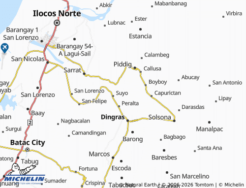 MICHELIN Bagut map - ViaMichelin