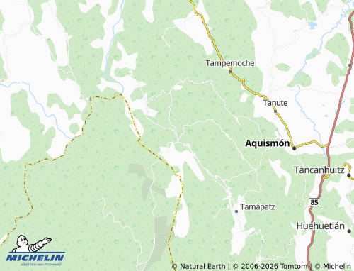 MICHELIN Tantzotzob map - ViaMichelin