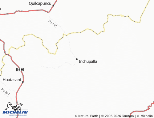Mappa MICHELIN Inchupalla - ViaMichelin