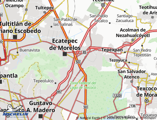 MICHELIN-Landkarte Fuentes de Ecatepec 1 - ViaMichelin