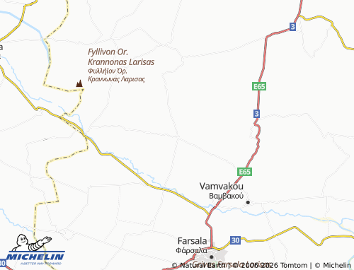 MICHELIN Krini map - ViaMichelin
