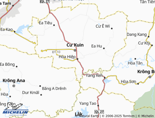 Carte MICHELIN Hòa Hiệp - ViaMichelin