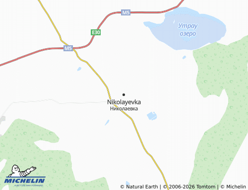 MICHELIN-Landkarte Nikolayevka - ViaMichelin