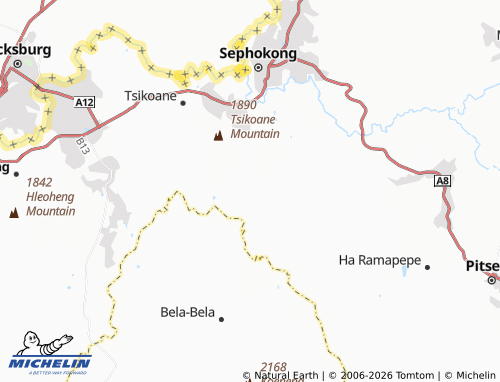 Mapa MICHELIN Tsekong - ViaMichelin