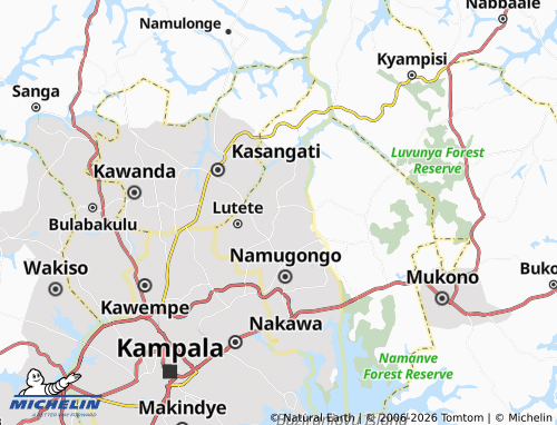 MICHELIN Wampewo map - ViaMichelin