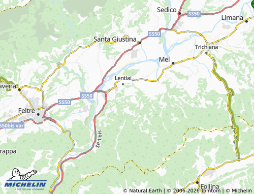 MICHELIN Colderù map - ViaMichelin