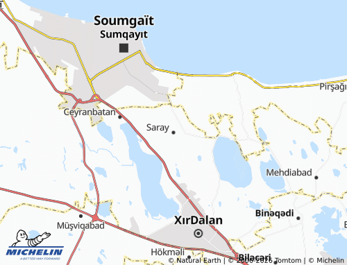 Carte MICHELIN Saray - ViaMichelin