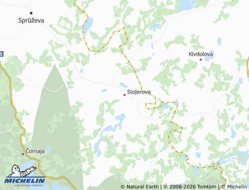 Mapa MICHELIN Stoļerovas pagasts - ViaMichelin
