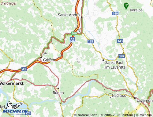 MICHELIN Weißenegg map - ViaMichelin