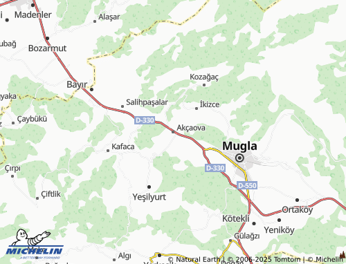 MICHELIN Akçaova map - ViaMichelin