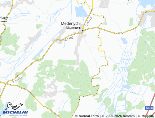 Mapa MICHELIN Letnia - ViaMichelin