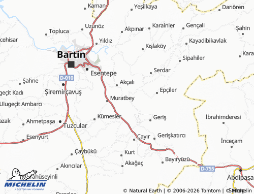 Mapa MICHELIN Tabanözü - ViaMichelin