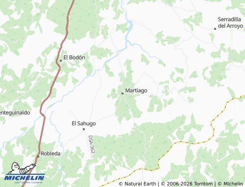 Mappa MICHELIN Martiago - ViaMichelin