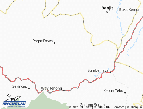 MICHELIN Marga Jaya map - ViaMichelin