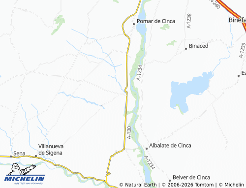MICHELIN Santa Lecina map - ViaMichelin