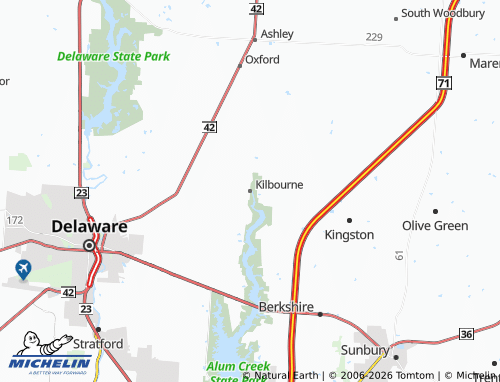 Mappa MICHELIN Kilbourne - ViaMichelin