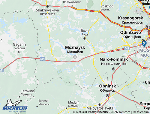 Mapa MICHELIN Mojaisk - ViaMichelin