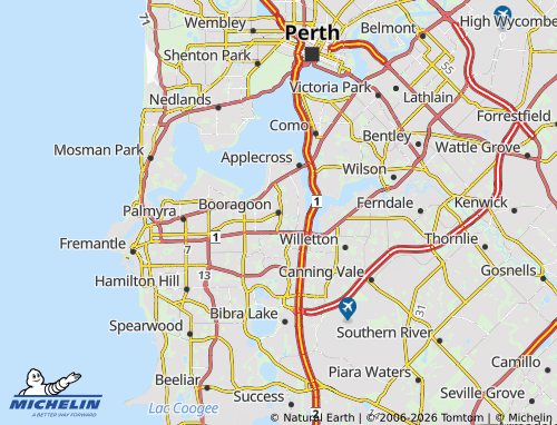 Mapa MICHELIN Booragoon - ViaMichelin