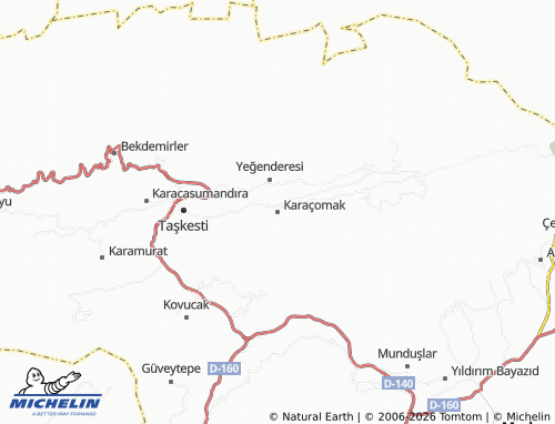 Mappa MICHELIN Karaçomak - ViaMichelin
