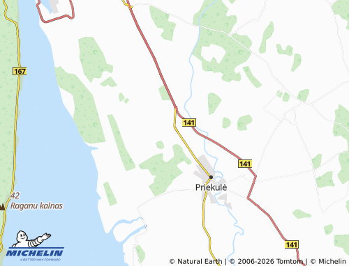 Mappa MICHELIN Lingiai - ViaMichelin