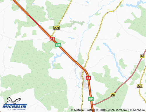 Mapa MICHELIN Kaniūkai - ViaMichelin