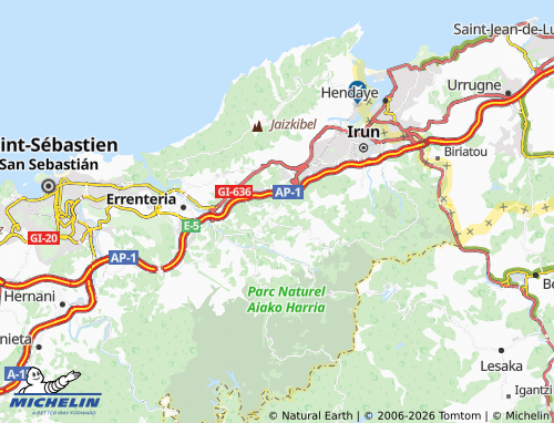 Carte MICHELIN Gurutze - ViaMichelin