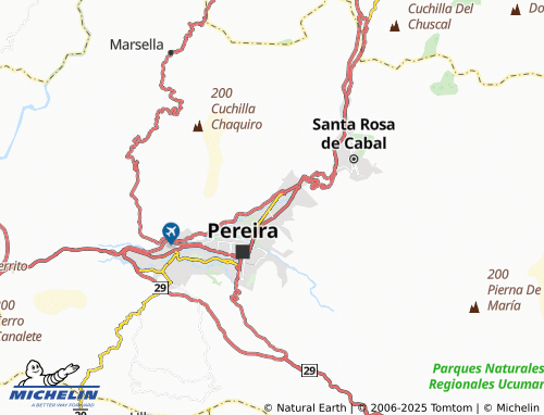MICHELIN Playa Rica map - ViaMichelin