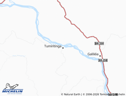 Mappa MICHELIN Tumiritinga - ViaMichelin