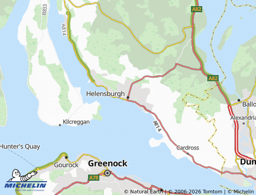 Carte MICHELIN Helensburgh - ViaMichelin