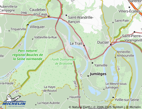 MICHELIN Caveaumont map - ViaMichelin